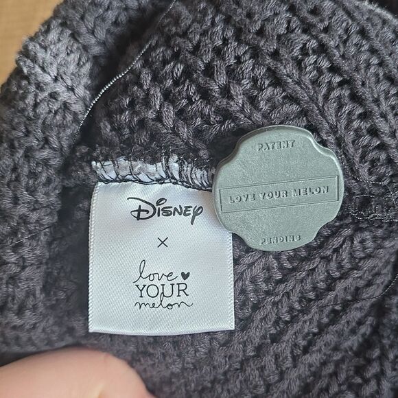 Love Your Melon Disney Mickey Mouse Black Cuffed Knit Hat with Double Pom-Poms main image 6